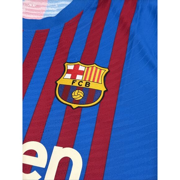 NEW BARCELONA 2021/22 HOME JERSEY XL PLAYER VERSION ADV - Picture 2 of 9